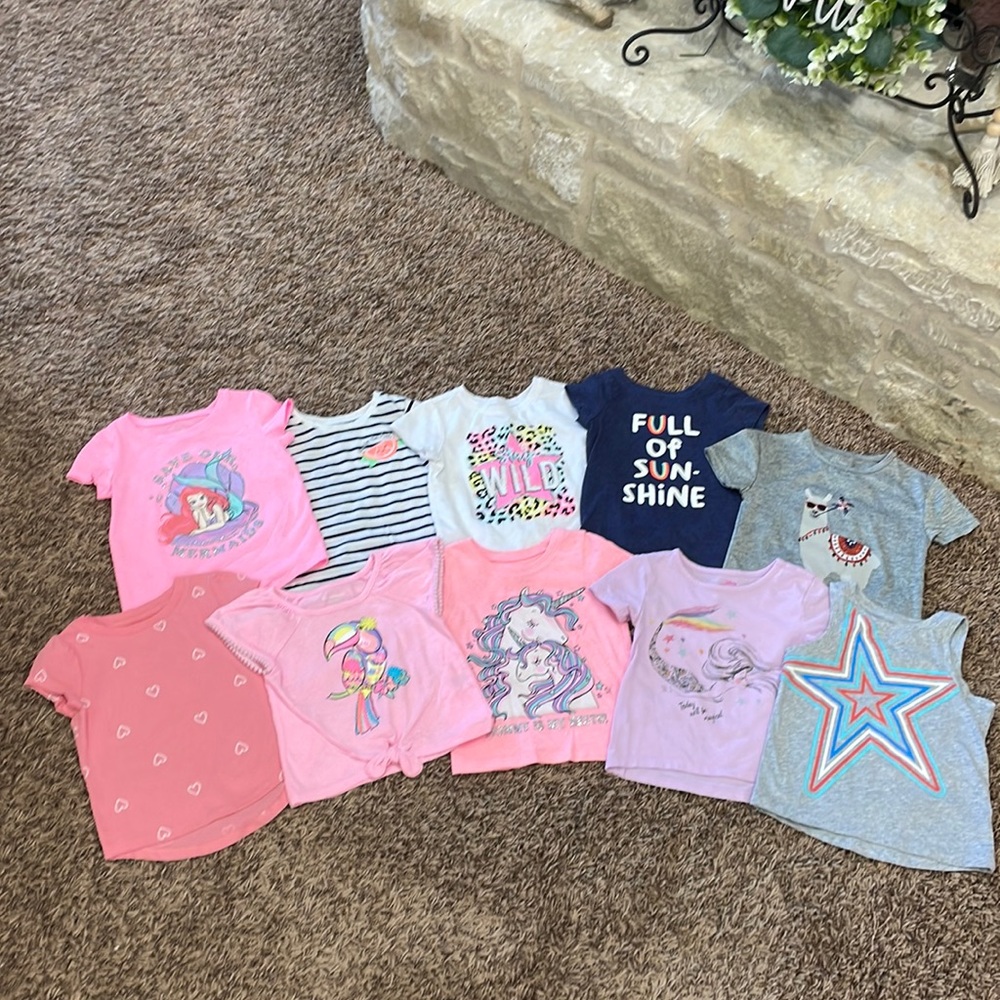 Lot of 10- Girls shirts